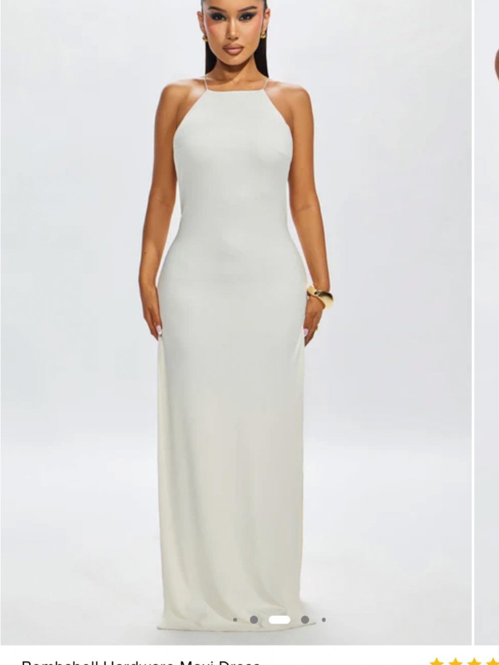 Fashion nova Bombshell Hardware Maxi Dress